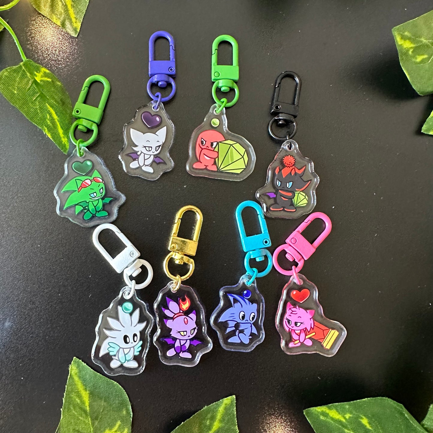 Blaze Sonic Keychain – Cute Acrylic Anime Gift | Ships from Miami, USA