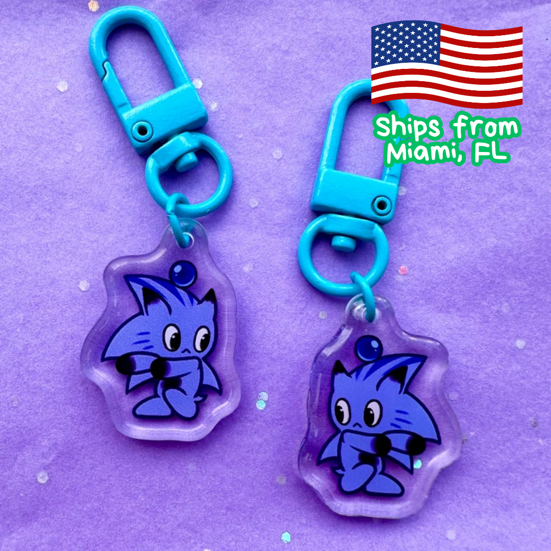 Sonic Chao Acrylic Keychain – Cute Anime Gamer Gift Charm | Ships from USA (Miami Stock)