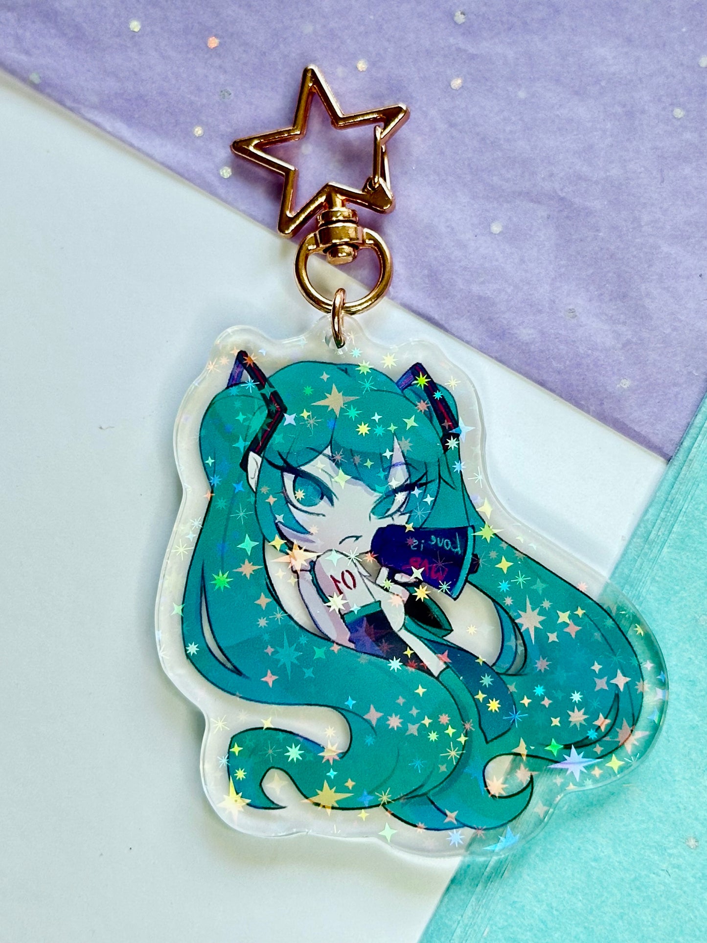 Love Is War Miku Acrylic Keychain
