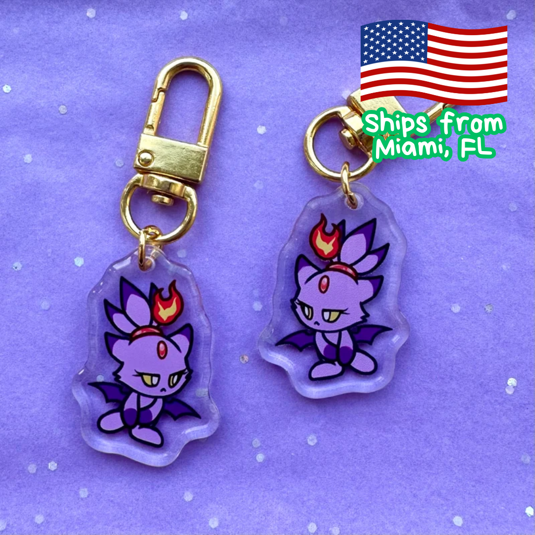 Blaze Sonic Keychain – Cute Acrylic Anime Gift | Ships from Miami, USA