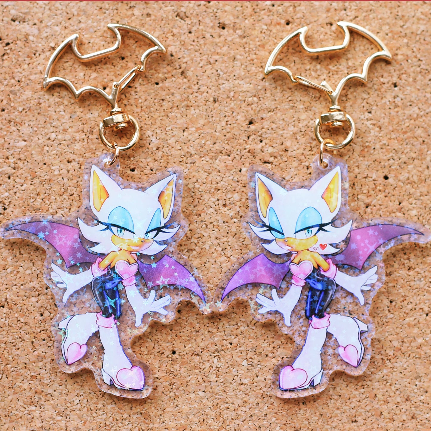 3 in. Bat Acrylic Keychain