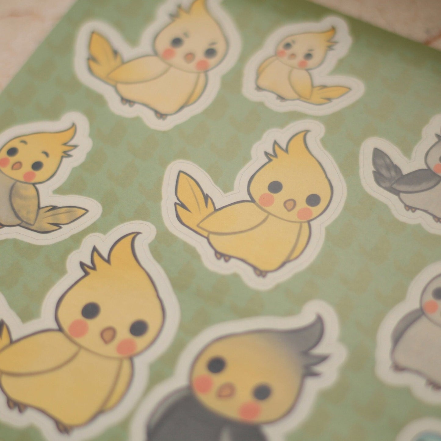 Parrot Stickers | Cockatiel Stickers