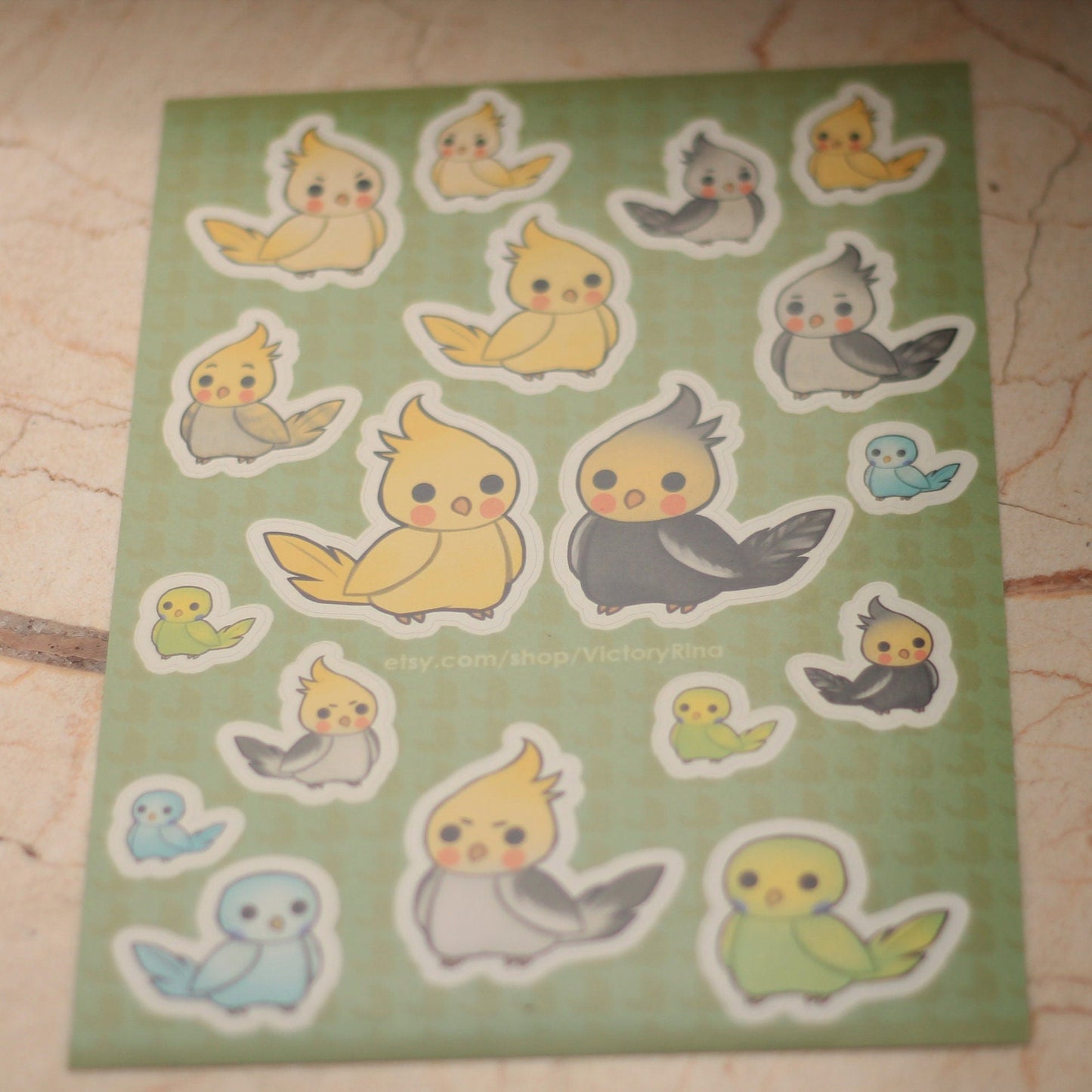 Parrot Stickers | Cockatiel Stickers