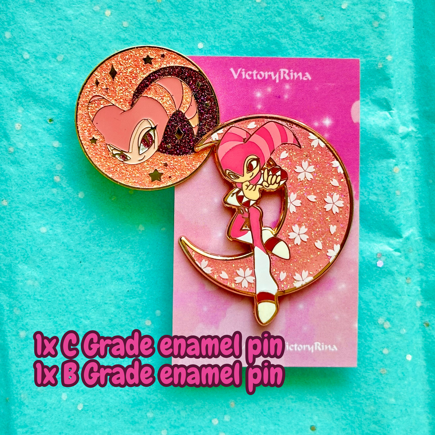 BUNDLE of NiGHTS Into Dreams Merch – Enamel Pins & Acrylic Keychain Set