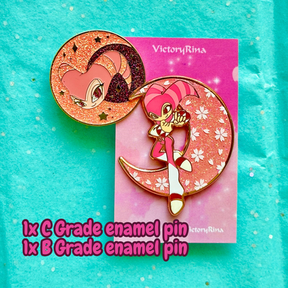 BUNDLE of NiGHTS Into Dreams Merch – Enamel Pins & Acrylic Keychain Set
