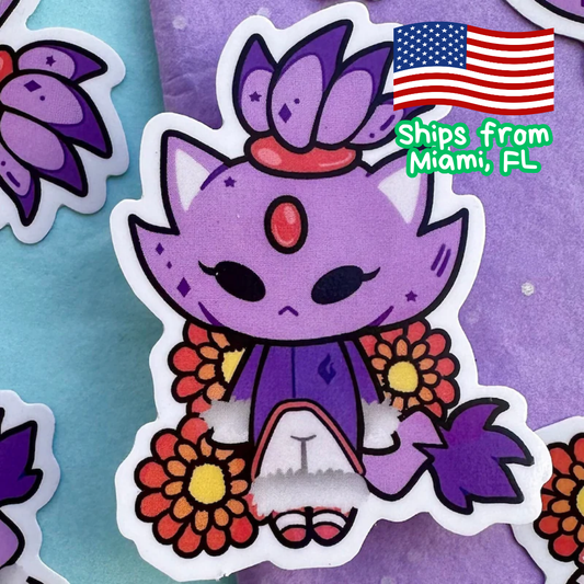 Purple sticker | vinyl sticker | planner stickers