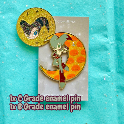 BUNDLE of NiGHTS Into Dreams Merch – Enamel Pins & Acrylic Keychain Set