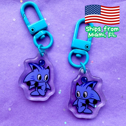 Sonic Chao Acrylic Keychain – Cute Anime Gamer Gift Charm | Ships from USA (Miami Stock)