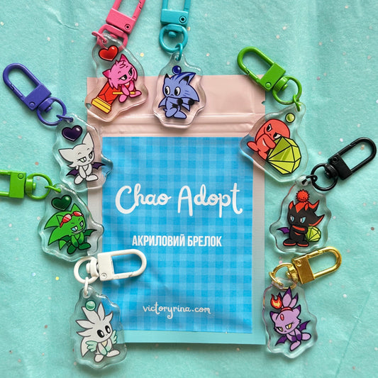 Mystery Box - Random Chao acrylic keychain