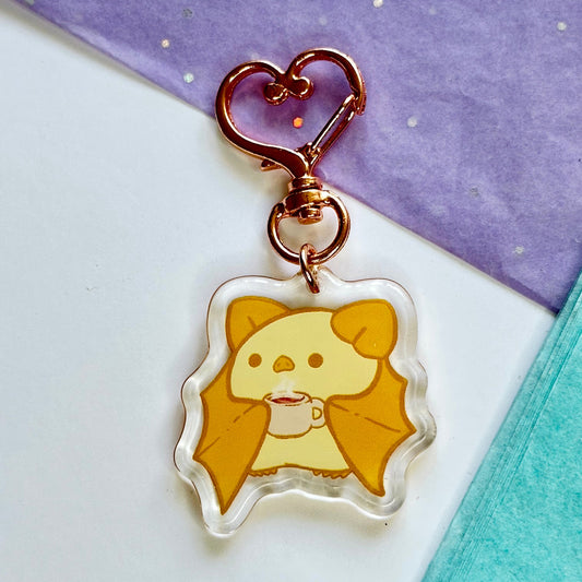 Cute Honduran Bat Acrylic Keychain