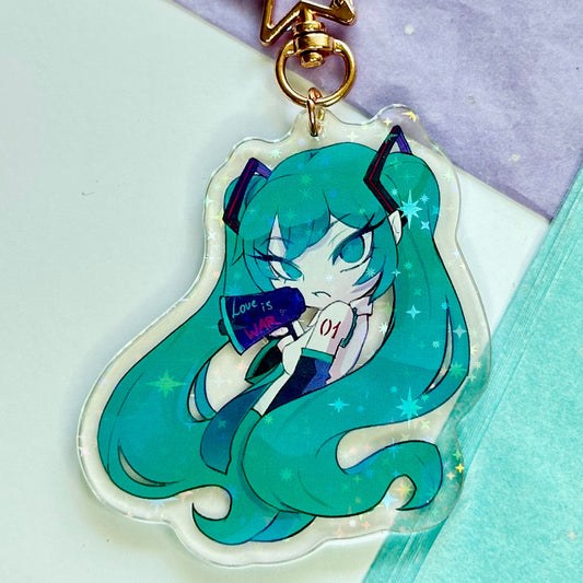 Love Is War Miku Acrylic Keychain