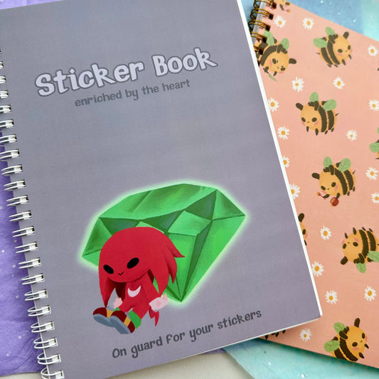 Sticker Holder: A5 Reusable Sticker Book with 50 Pages | Sticker Album | Empty Sticker Book