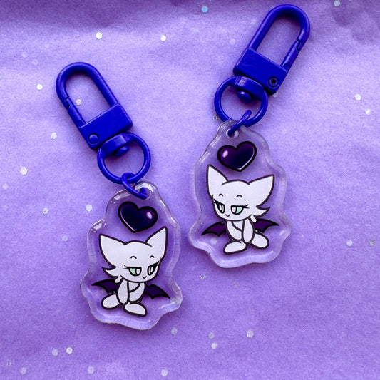 Rouge Bat acrylic keychain