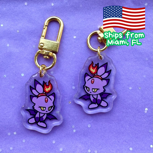 Blaze Sonic Keychain – Cute Acrylic Anime Gift | Ships from Miami, USA