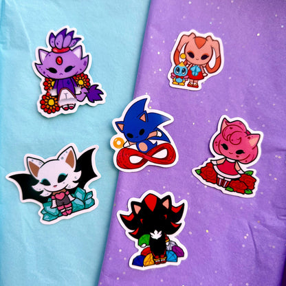 Purple sticker | vinyl sticker | waterproof sticker